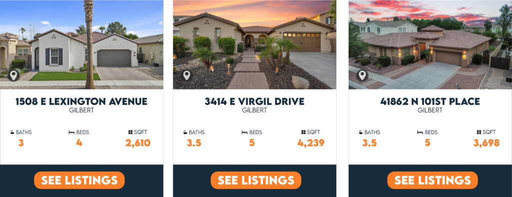 homes for sale gilbert az