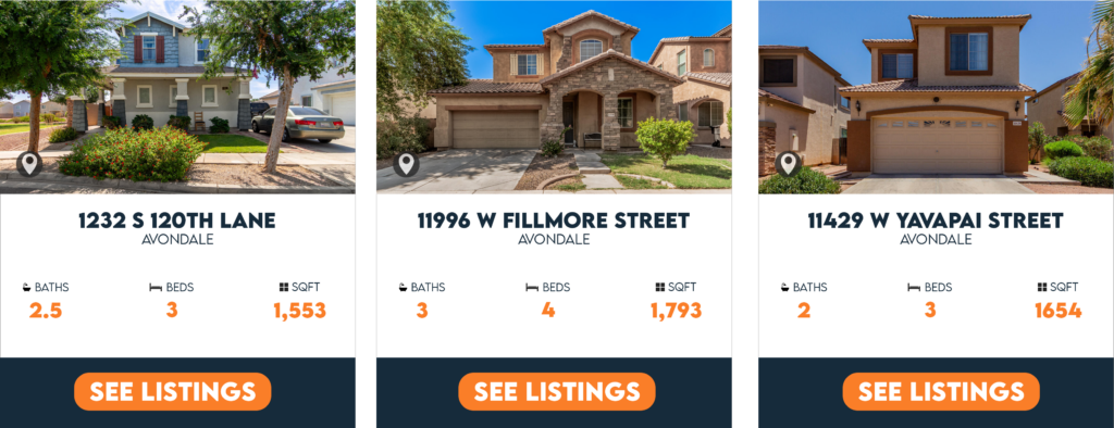homes for sale in avondale az