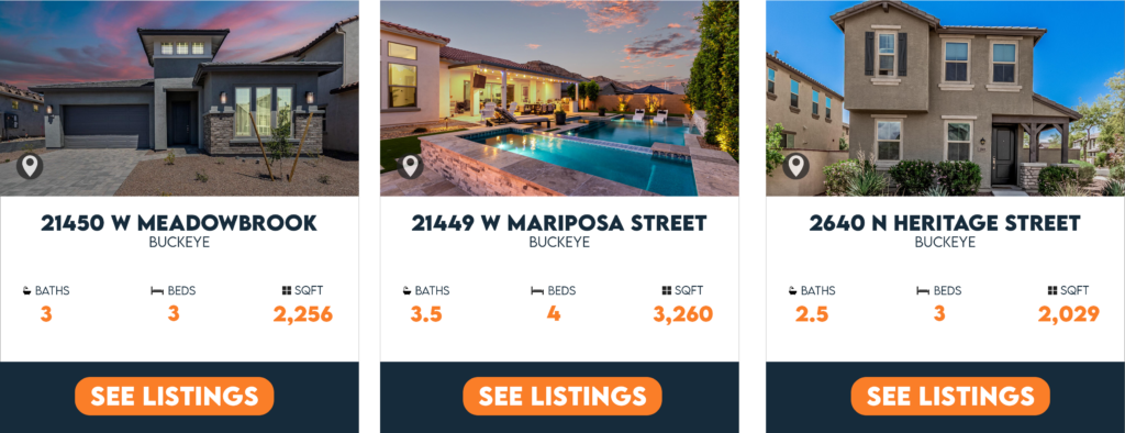Homes for sale in Buckeye AZ