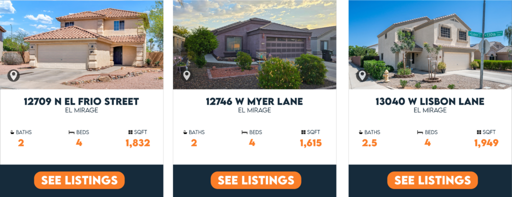 Homes for sale in El Mirage AZ