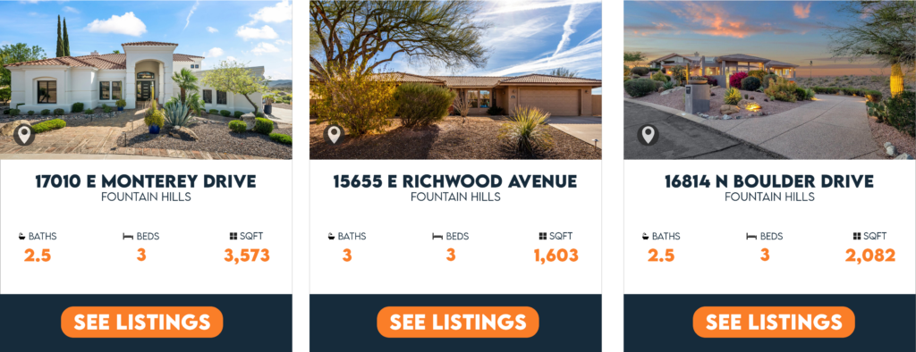 Homes for sale in Fountain Hills AZ