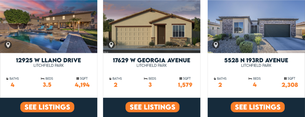 Homes for sales litchfield park